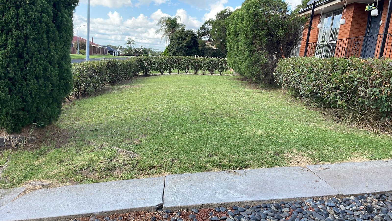 Backyard Garden & Turf Installation